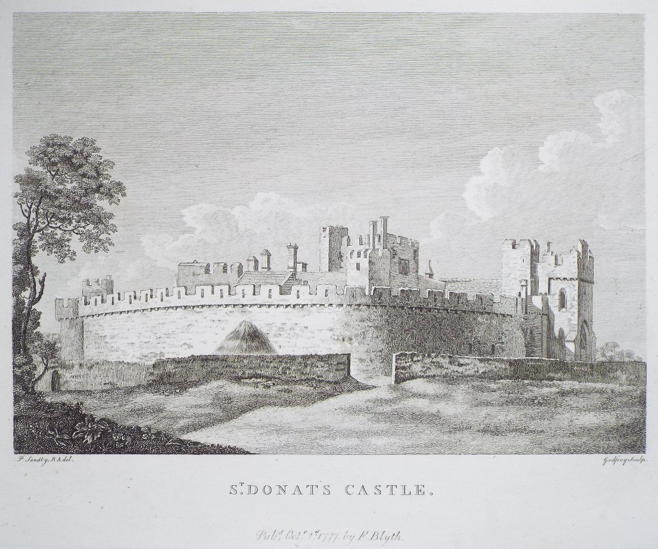 Print - St. Donat's Castle - 
